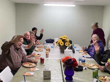 Thanksgiving DInner at our New Facility